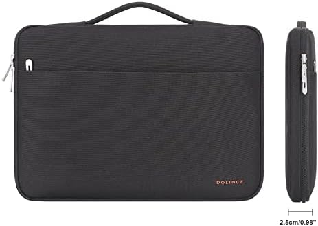 Долинс 15,6 инчен лаптоп ракав заштитен случај водоотпорна торба за носење за 15,6 ThinkPad E15 Gen 2 4/Легија 5 Gen 6/16 Swift 3/16 ThinkPad