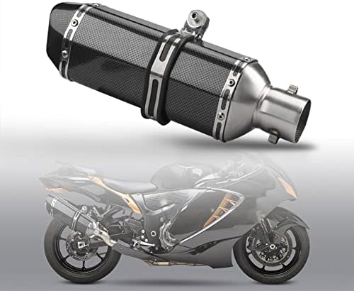 Xixian издувни цевки, 1,5-2in влезни мотоцикли за пригушувачки пригушувачи на пригушувачи се лизгаат на замолцерката јаглеродна влакна во