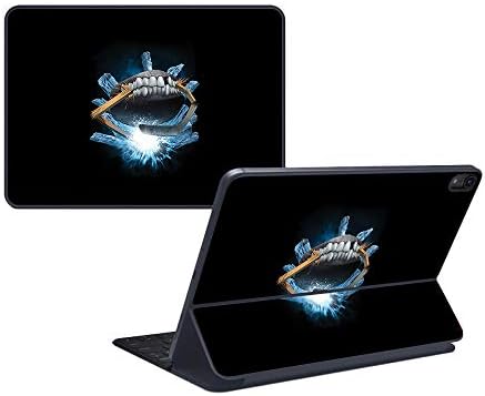 MOINYSKINS SKING CONDESTIBLE со Apple iPad Pro Smart Keyboard 11 - Хокеј чудовиште - Заштитен, издржлив и уникатен обвивка за завиткување на винил