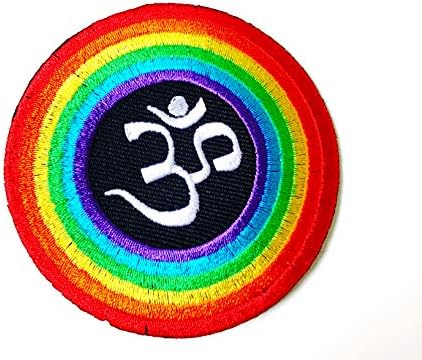 Th aum om infinity хиндуизам јога лого за лого на виножито шива железо на извезена апликација значка знак за лепенка облека костум