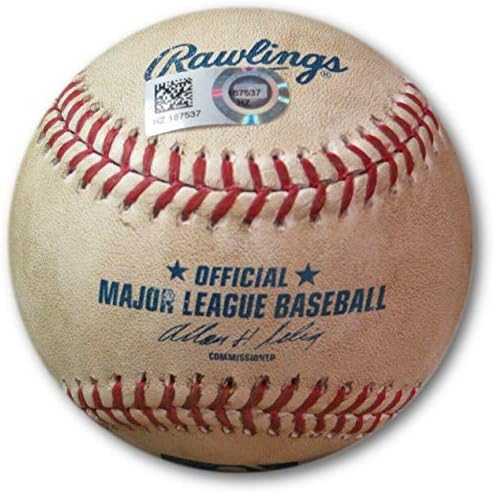 Играта на Дејвид Пералта го користеше Бејзбол 6/15/2014 Хит - Двоен исклучен Бекет АЗ HZ167537 - МЛБ автограмирана игра користена бази