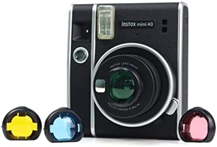 Hellohelio Обоени Филтер Блиску До Објективот Компатибилен За Fujifilm Instax Мини 40 Камери, 4 парчиња во Костум