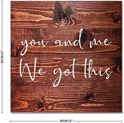 Дрвена палета потпишувајте ти и мене, ја добивме оваа класична плакета за знаци на дрвена палета со велејќи дрво штица што виси знак