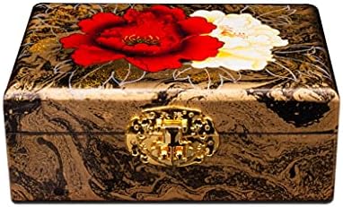 ЗСЕДП Накит-Кутија За Складирање Кинески Стил Гроздобер Со Заклучување Свадба-Подарок Дома Декорација Организатор Складирање