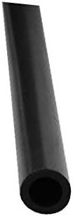 X-Ree 4mmx6mm отпорна на топлина силиконска гумена цевка цевка Црева Црна црна должина од 1м (Tubo de manguera de tubo de caucho