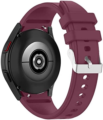 Уемох Класичен Часовник Бендови Компатибилен За Samsung Galaxy Watch 5 / Galaxy Watch 4 40mm 44mm/Види 4 Класичен 42mm 46mm, Силиконски Часовник бенд 20mm, Спортски Замена Часовник Ремен, Види