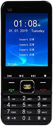 Хилитанд 2g Мобилен Телефон за Постари Лица, 2,8 ВО 32mb+32mb Меморија Отклучен Телефон, Отклучен Постар Основен Телефон Со Четири SIM Картички, Батерија од 2000mah, Со Фенерче