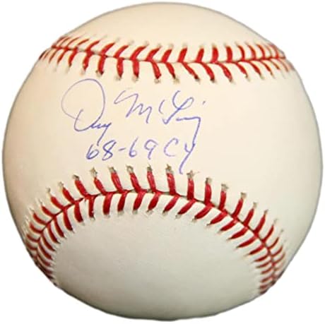 Дени Меклејн Потпиша ОМЛ Бејзбол Автограм w/CY Tigers MLB MR548778-Автограм Бејзбол