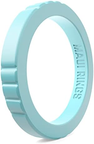 Женски силиконски прстен жени тенки и стабилни силиконски прстени свадбени бендови ветуваат прстени силиконски венчален прстен за жени