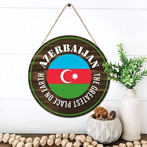 Најголемото место на земјата е дрвена плакета од Азербејџан - гроздобер Азербејџан дрвен знак за виси за фарма кујна дневна соба дома украси 12