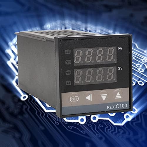 Контролорот на температурата PID REX-C100 AC100-240V и релето на цврста состојба од 40А со K термопар GD од 0 до 400 ° C
