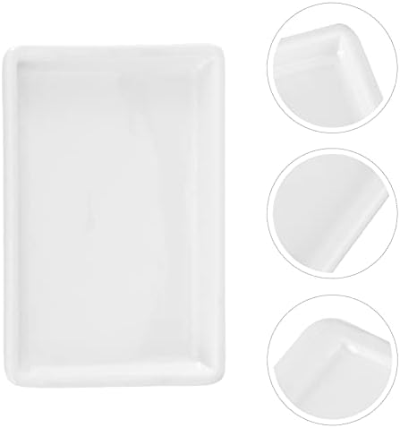 3 парчиња керамички држач за сапуни за сапун Едноставен сапун од не'рѓосувачки челични плочки