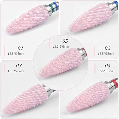 CFSAFAA NAIL ART NAIL DILL PITS NAIL ART ACTORYS ROTATE BURR BEACTION CLUTICE CLUSTICE MANICURE TOOLS PLOISSING MANICURE TOOLS
