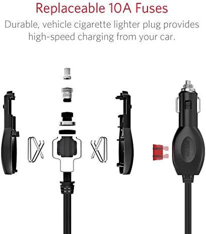 Bestek 3-отпата 200W 12V/24V DC Цигари Полесен адаптер за напојување со полнач за разделување на USB со 4-порта за автомобили со 4-порта, Samsung Galaxy S9