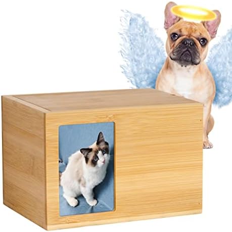 Кутија За Спомен за домашни Миленици-Дрвени Погребни Урни За Кремирање Со Рамка За Фотографии, Персонализирана Кутија За Меморија За Фотографии За Миленичиња И Ко?