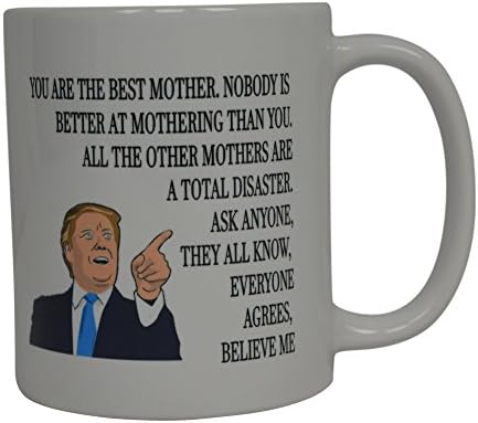 Нечесните Реката Тактички Смешни Најдобра Мајка Доналд Трамп Кафе Кригла Новина Чаша Подарок Идеја Денот На Мајката Мајка