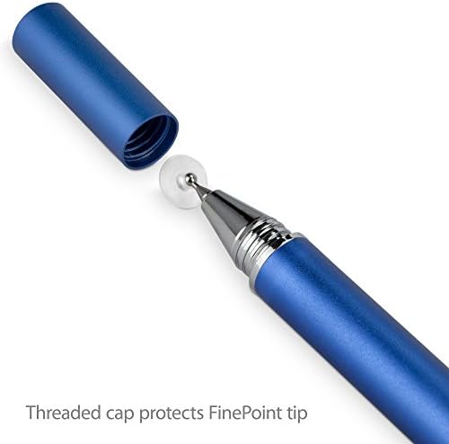 Boxwave Stylus Pen компатибилен со Epson Workforce Pro WF -C5710 - FineTouch капацитивен стилус, супер прецизно пенкало за стилот за Epson Workforce Pro WF -C5710 - Лунарна сина боја