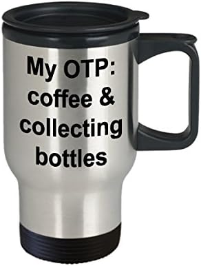 Мојот ОТП: Кафе и собирање шишиња патувања по пат- шише со шишиња за собирање кригла- кригла со шишиња за шишиња