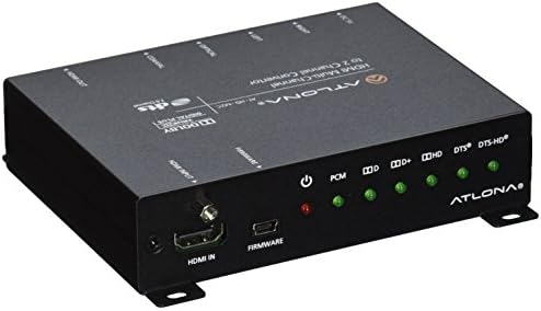 Atlona Technologies на HD-M2C HDMI мулти-канален до 2-канален конвертор со аудио ЕДИД и дигитален коаксијален