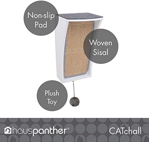 Petz petz Hauspanther CATchall - Ѕид Монтирани Мачка Гребење Играчка Складирање &засилувач; Костур, Еспресо