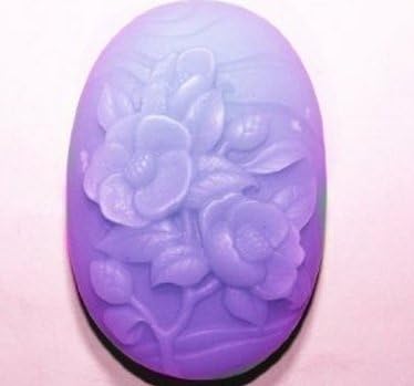 Allforfhome цвет овална форма силиконски сапун мувла чоколаден калап сапун свеќа DIY сапун за правење мувла занаетчиска уметност