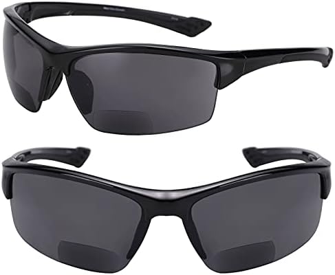 Масовна визија „вешти“ 2 пар унисекс спортски обвивка поларизирани бифокални очила за сонце