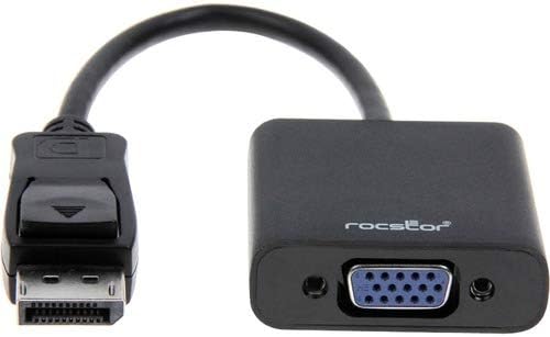Rocstorage Rocstor DisplayPort ДО VGA Видео Адаптер Конвертор - 1 X DisplayPort Машко Видео - 1 X HD-15 Женски