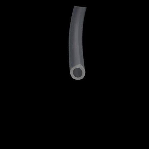 X-Gree 2,5 mm x 4mm висока температура отпорна на силиконска гумена цевка цевка за црева чиста 2 метри долга (Tubo de manguera de tubo