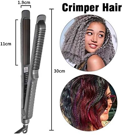 Jieseing Професионална брановидна железна коса меки за коса Стилер бранови брановидни бранови на крим за дама зацрвстување на алатката за стилизирање на железо за кос
