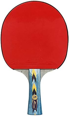 Sshhi 4 starsвезди пинг -понг лопатка, 5 слоја дрво, удобна рачка, 1 табела тенис лилјак мода/како што е прикажано/а