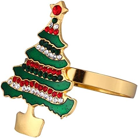 Абаодам новогодишна елка дизајнирана легура на салфетка од салфетка, која се користи за славење на Божиќ