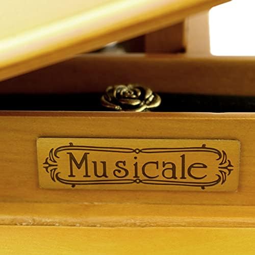 Се прашувате ме дрвена Гранд Еднаш, во декемвриска музичка кутија во форма на пијано со мали столици, креативен роденденски подарок за Денот