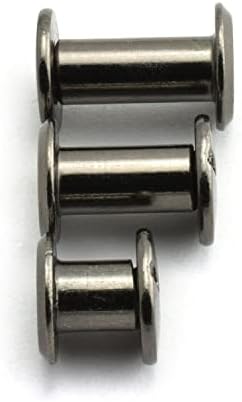 LQ Industrial 75 комплети црна M5 Chicago завртка собрани комплет склопени завртки за врзување на главата на филип завртки за завртки за завртки