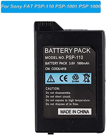 Замена на батеријата PSP-110 компатибилен со Sony FAT PSP-1110 PSP-1001 PSP 1000 батерија