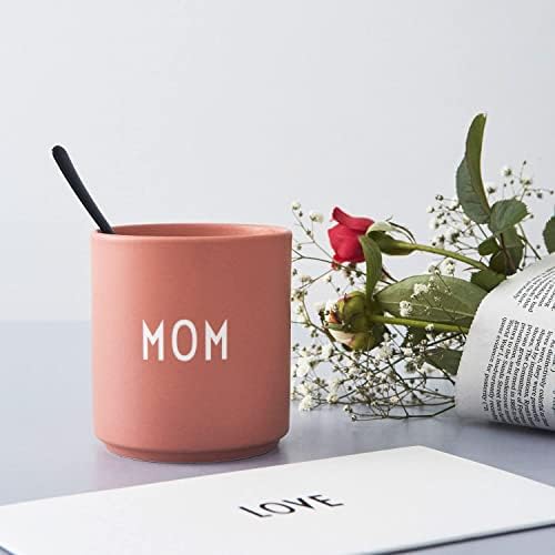 Дизајн писма мама кафе чаша | Подароци за ден на мајки од ќерка | Подароци за мама | Кригла за кафе во порцелан | Чаша чај со врежани