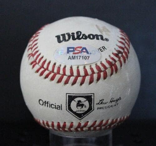 Вили Мејс потпишан безбол автограм автограм автограм PSA/DNA AM17107 - Автограмирани бејзбол