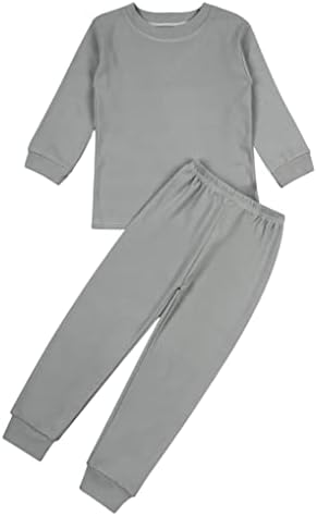 Аиху деца термичка долна облека постави ултра меко руно наредени долги nsонс врвот со еластични панталони за хеланки на половината