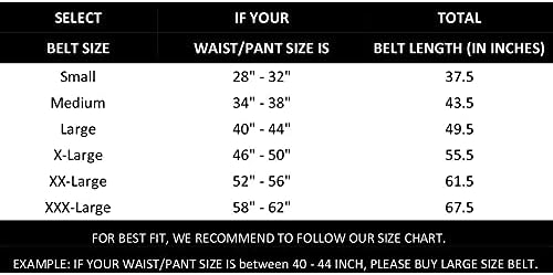 PBF Double Prong Leather Work Belts For Men | 38мм широк | Тешка должност | Вистински кожен појас