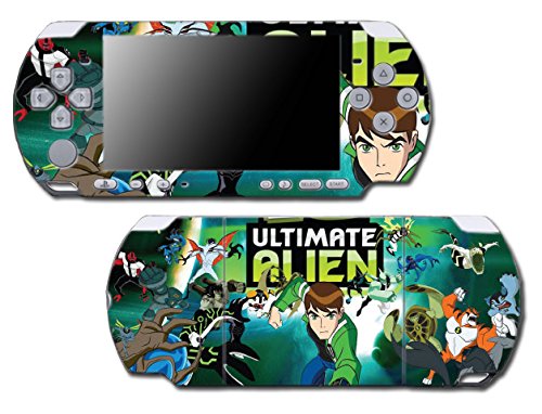 Бен десет 10 Ultimate Alien Omnitrix Tennyson Video Game Винил Декларална налепница на кожата на Sony PSP PlayStation Protable
