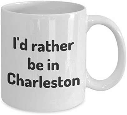 Претпочитам да бидам во Чарлстон чај чаша патник соработник пријател подарок јужна каролина патна кригла сега
