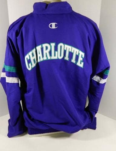 1999-00 Шарлот Хорнетс Игра издадена јакна од виолетова игра 54 DP08741 - НБА игра користена