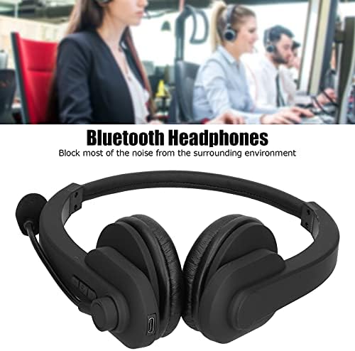 Зопсц - 1 Bluetooth 5.0 Слушалки За Игри Безжична Компјутерска Игра Слушалки За Слушалки Деловни Слушалки За Поништување Бучава Со Микрофон