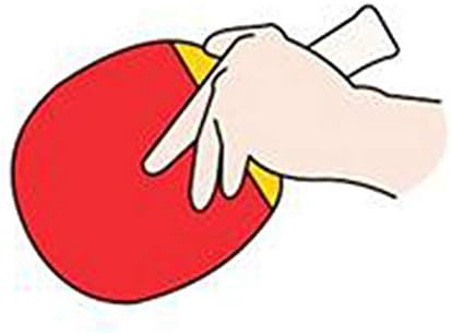 Sshhi 7 starвездени професионални пинг -понг лопатка, рачка за пламен, пинг -понг лопатка за училишта и клубови, цврста/како што е прикажано/кратка