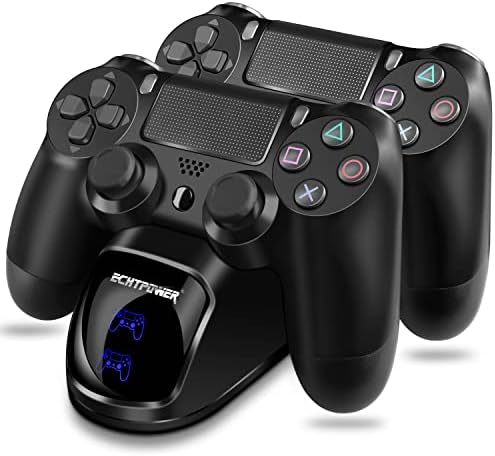 Echtpower PS4 Контролер Полнач, PS4 Полнење Пристаниште, Двојна Полнач Со Екран На Статусот На Полнење За Playstation 4 Dualshock