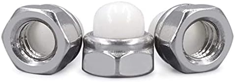 СОГУДИО завртки и ореви 304 Не'рѓосувачки челик најлонски капаче за капаче на главата, пластична топка на главата на топката/, капаче