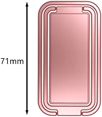 Fansipro Mobile телефон Повлечете го прстенестиот држач за поддршка против деформација, додатоци за мобилни телефони, 71x41x3.5, розова, 5 парчиња