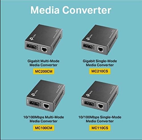 TP-Link Брз Ethernet SFP во RJ45 Fiber Media Converter | Конвертор на влакна во етернет | 10/100mbps RJ45 порта до 100Base-Fx