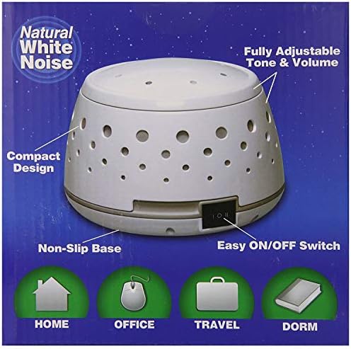 Спијте Лесен Звучен Регенератор, Машина За Бел Шум Со Смирувачки Природен Звук Што Не Се Врти На Воздухот што Тече Од Вистински