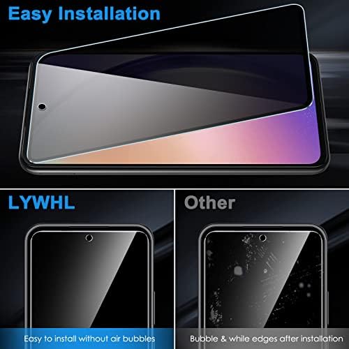 ЛИВЛ [2 Пакет За Samsung Galaxy A54 5G Заштитник На Екранот, Анти Шпионски Заштитник На Екранот За Приватност Калено Стакло Филм,