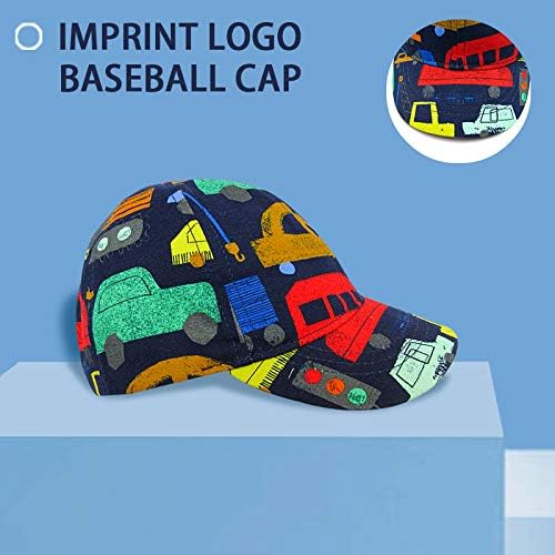 Момци бејзбол капа на малиот камион за камиони прилагодлива Snapback Sun Hat Baseball Cap за деца деца момчиња 1-8 години
